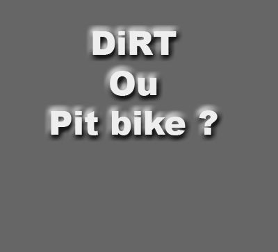 Définition : Pit Bike